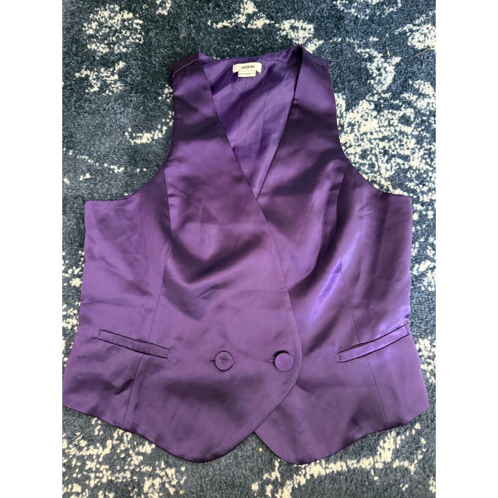 NWOT Jason Wu Bright Violet Polyester Vest
